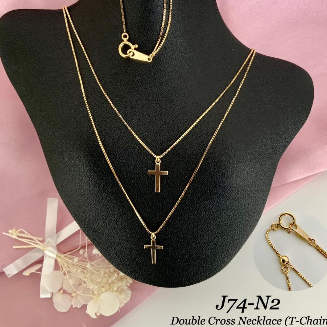 Doble Cross Necklace